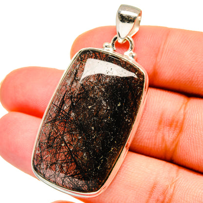 Tourmalinated Quartz Pendants handcrafted by Ana Silver Co - PD14668