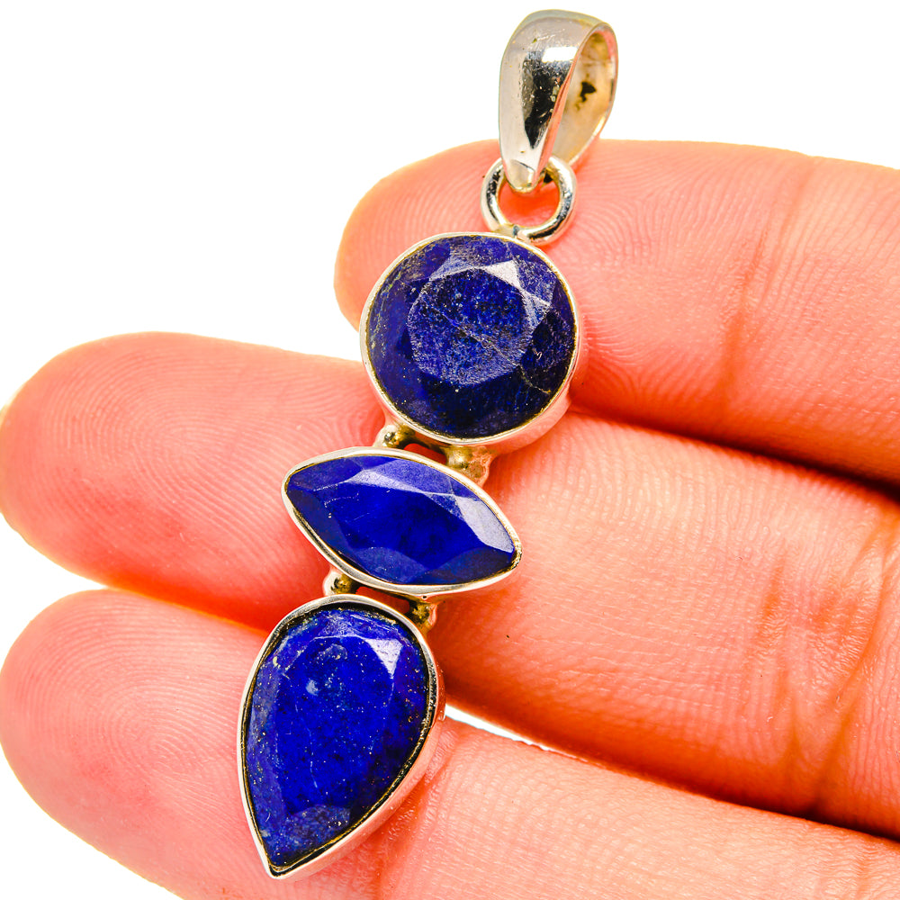 Lapis Lazuli Pendants handcrafted by Ana Silver Co - PD14673