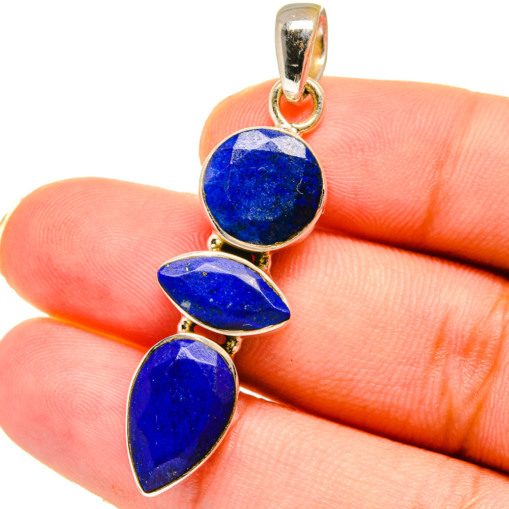 Lapis Lazuli Pendants handcrafted by Ana Silver Co - PD14674