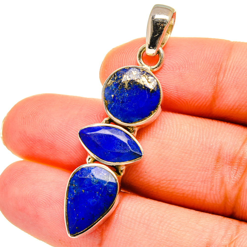 Lapis Lazuli Pendants handcrafted by Ana Silver Co - PD14675