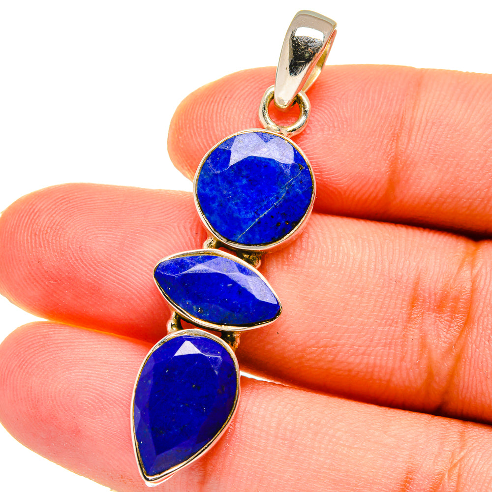 Lapis Lazuli Pendants handcrafted by Ana Silver Co - PD14676