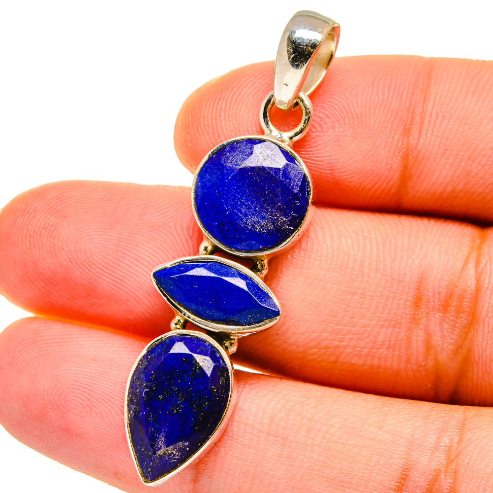 Lapis Lazuli Pendants handcrafted by Ana Silver Co - PD14678