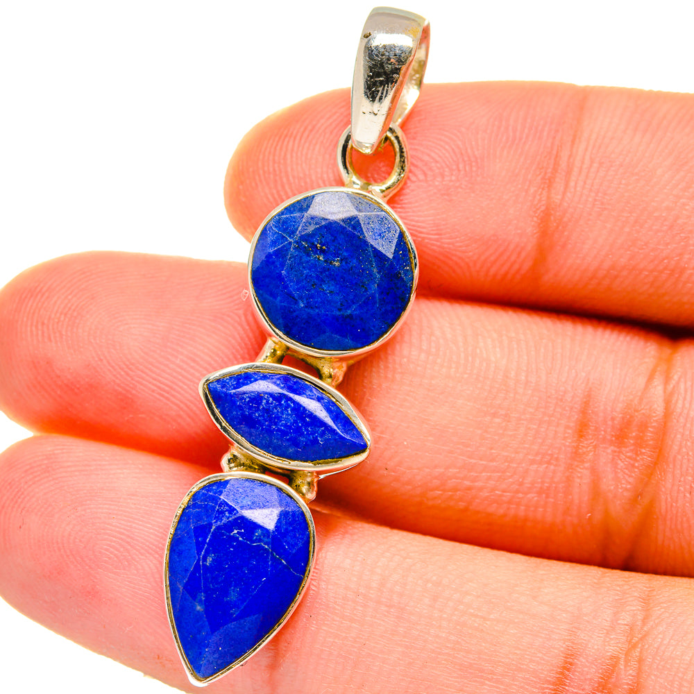 Lapis Lazuli Pendants handcrafted by Ana Silver Co - PD14679