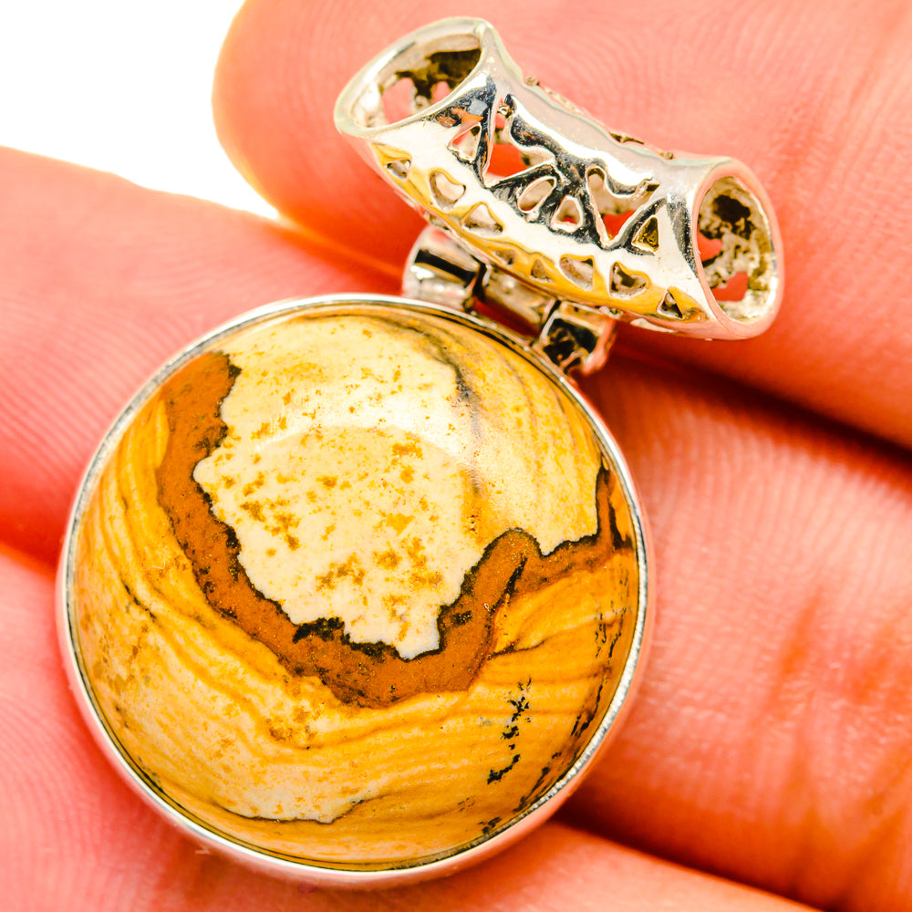 Picture Jasper Pendants handcrafted by Ana Silver Co - PD14695