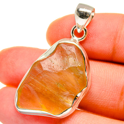 Libyan Desert Glass Pendants handcrafted by Ana Silver Co - PD14716