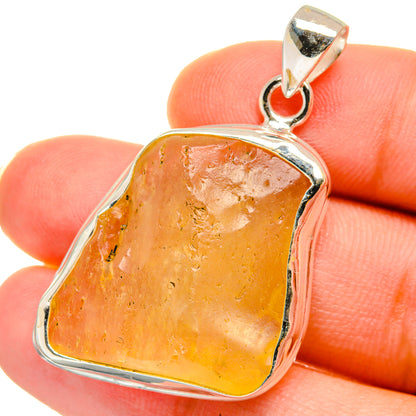 Libyan Desert Glass Pendants handcrafted by Ana Silver Co - PD14717