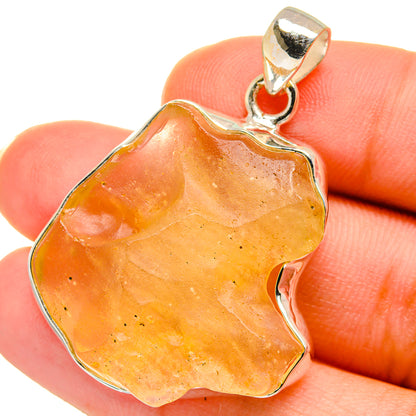 Libyan Desert Glass Pendants handcrafted by Ana Silver Co - PD14718