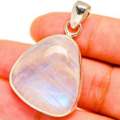 Rainbow Moonstone Pendants handcrafted by Ana Silver Co - PD14725