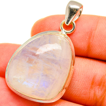 Rainbow Moonstone Pendants handcrafted by Ana Silver Co - PD14728