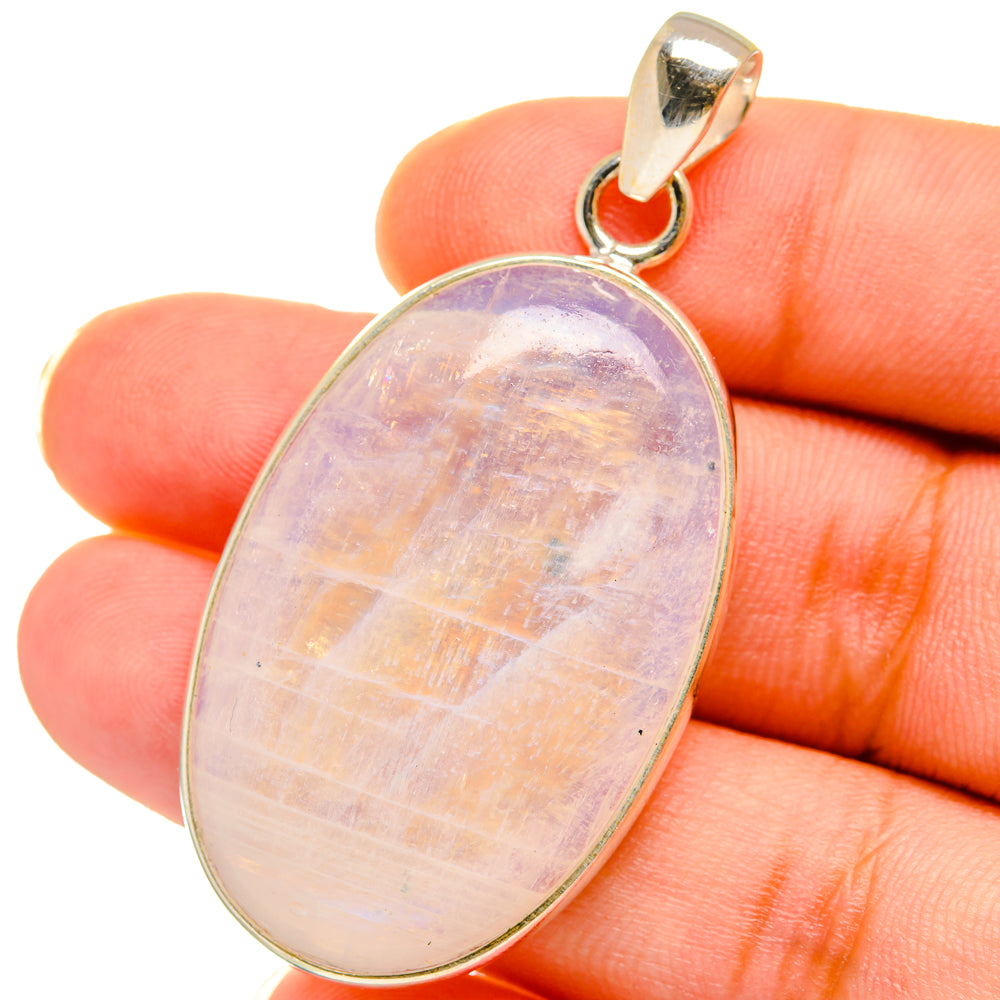 Rainbow Moonstone Pendants handcrafted by Ana Silver Co - PD14730