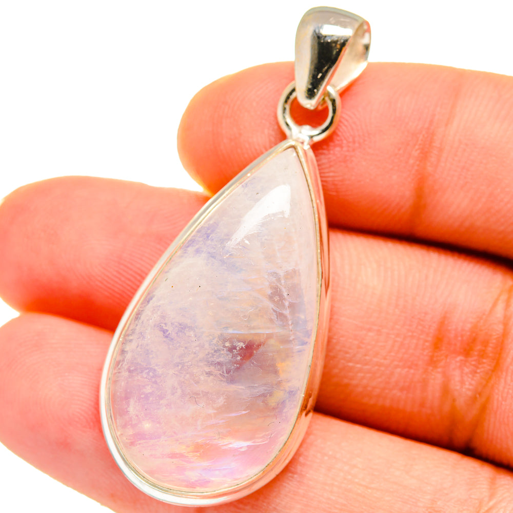 Rainbow Moonstone Pendants handcrafted by Ana Silver Co - PD14731