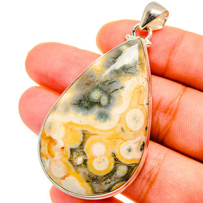 Ocean Jasper Pendants handcrafted by Ana Silver Co - PD14752