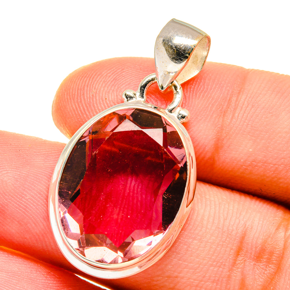 Color Change Alexandrite (Lab.) Pendants handcrafted by Ana Silver Co - PD14761