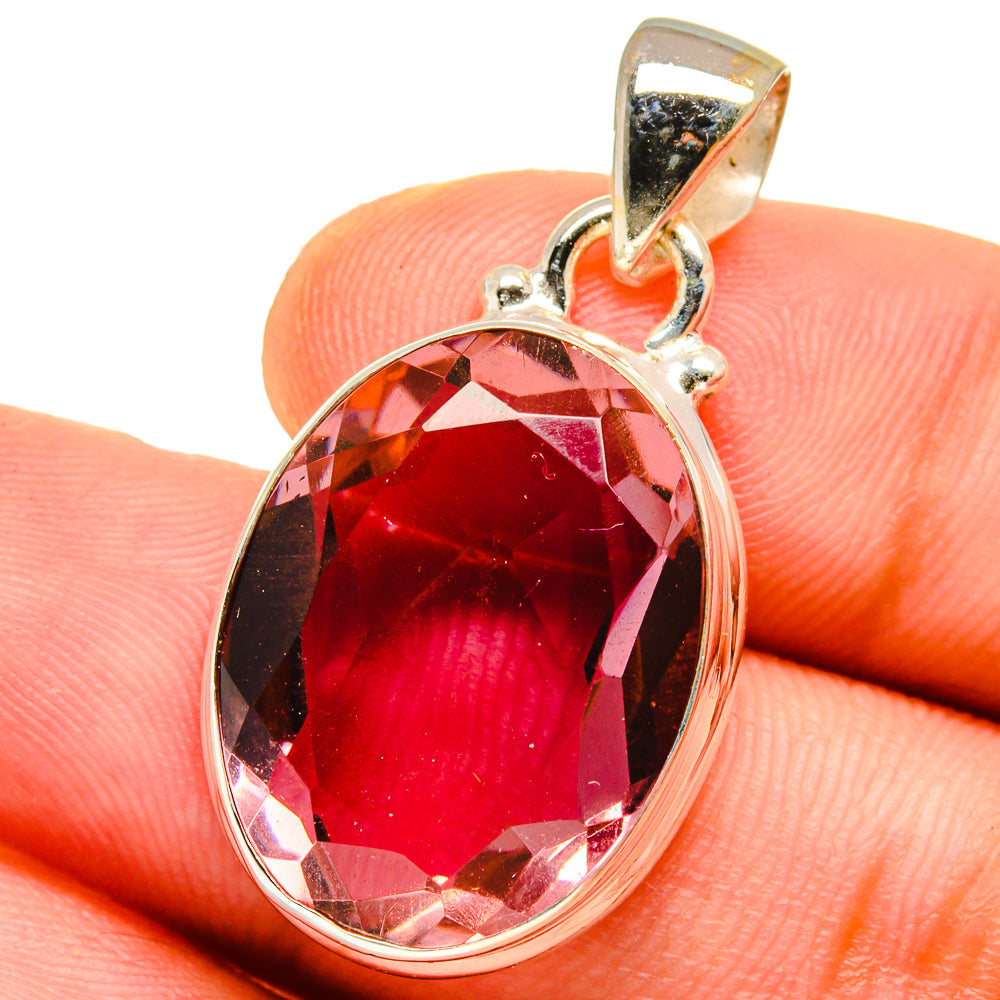 Color Change Alexandrite (Lab.) Pendants handcrafted by Ana Silver Co - PD14763