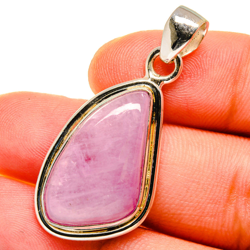 Kunzite Pendants handcrafted by Ana Silver Co - PD14765