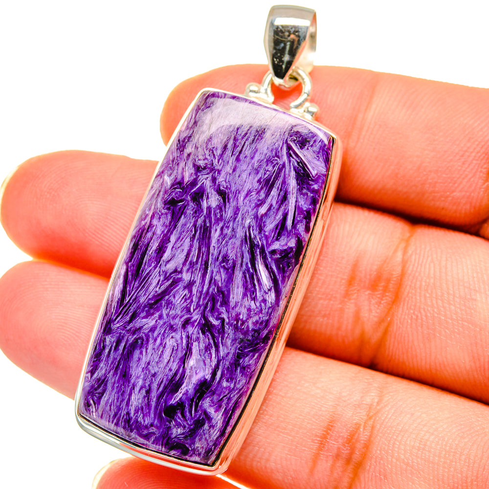 Charoite Pendants handcrafted by Ana Silver Co - PD14775