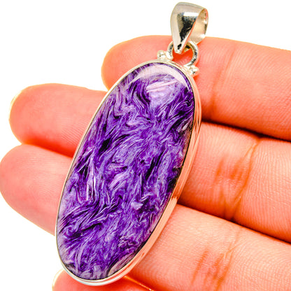 Charoite Pendants handcrafted by Ana Silver Co - PD14776