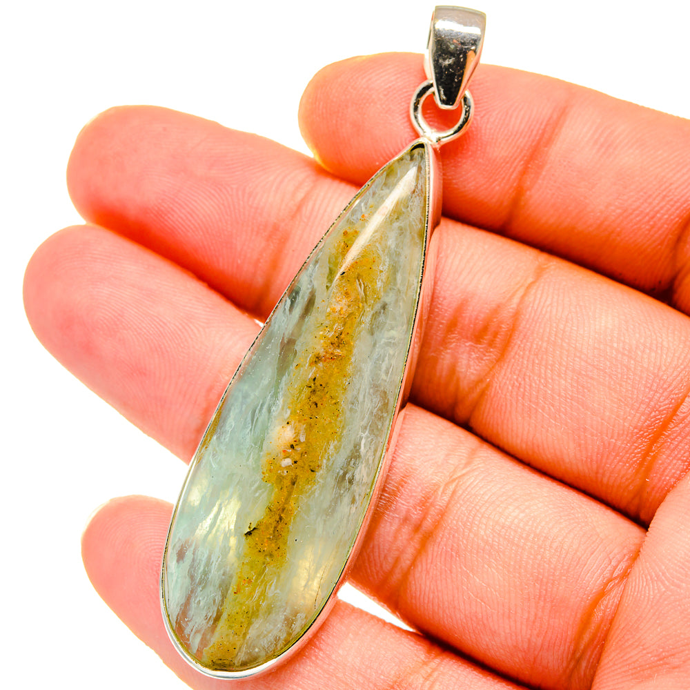 Peruvian Opal Pendants handcrafted by Ana Silver Co - PD14778