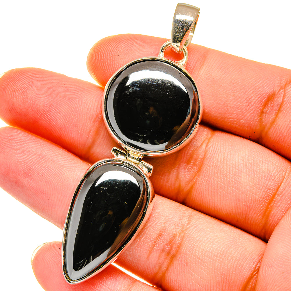 Hematite Pendants handcrafted by Ana Silver Co - PD14786
