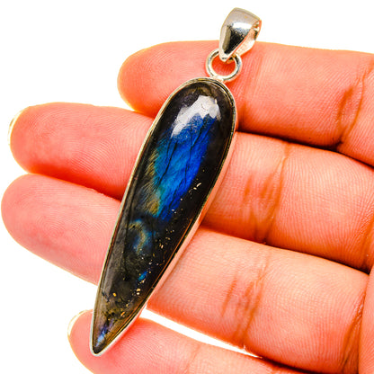 Labradorite Pendants handcrafted by Ana Silver Co - PD14791