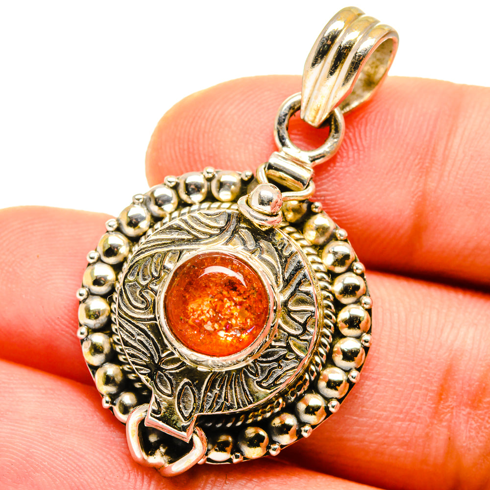 Sunstone Pendants handcrafted by Ana Silver Co - PD14811