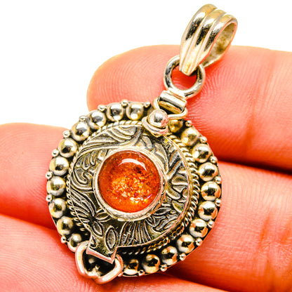 Sunstone Pendants handcrafted by Ana Silver Co - PD14811