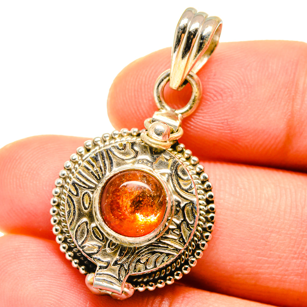 Sunstone Pendants handcrafted by Ana Silver Co - PD14817