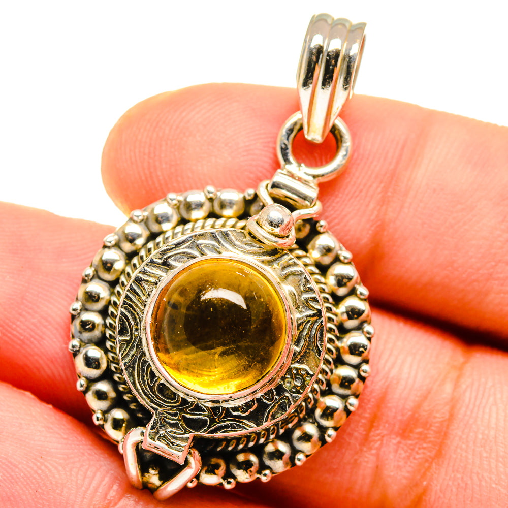 Citrine Pendants handcrafted by Ana Silver Co - PD14818