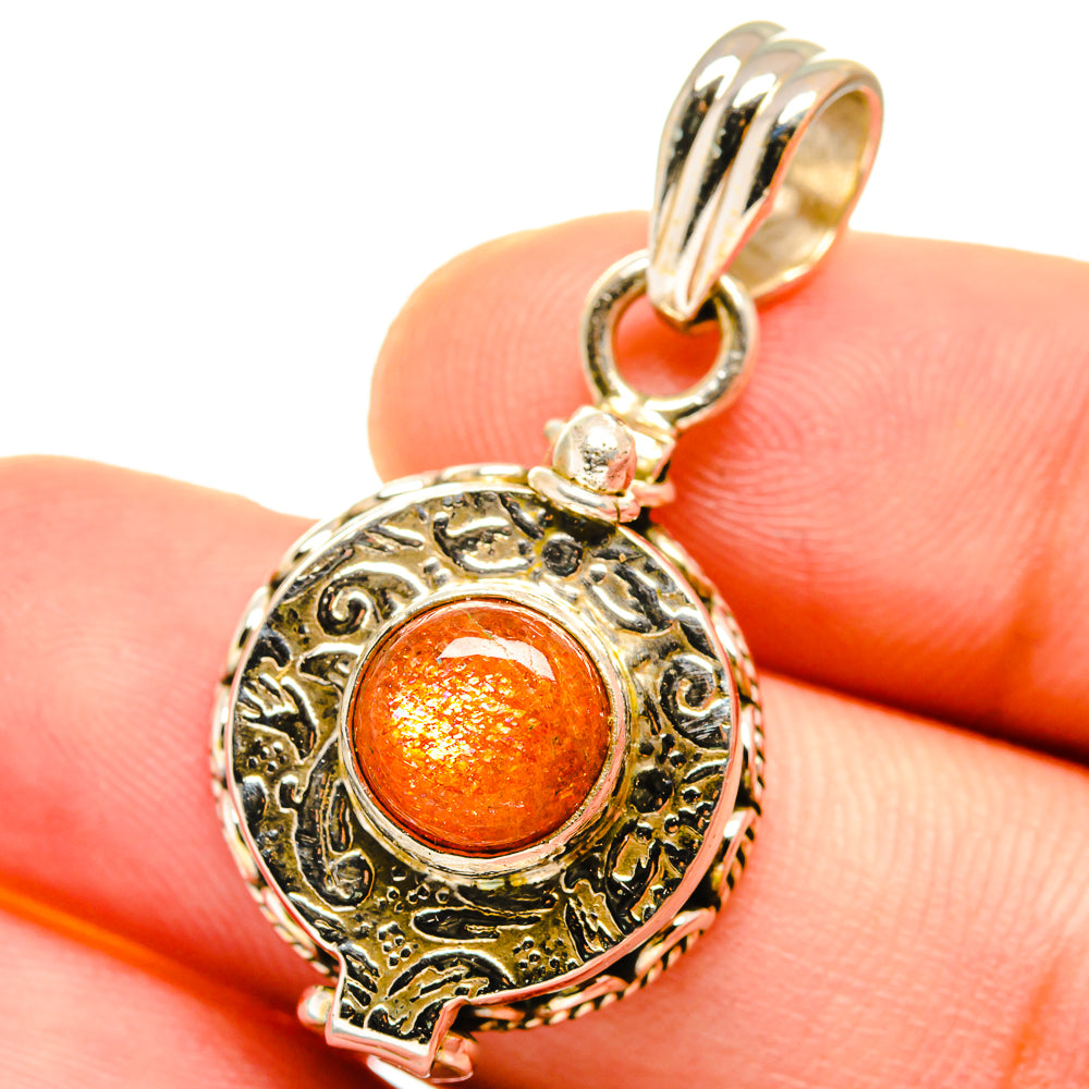 Sunstone Pendants handcrafted by Ana Silver Co - PD14819