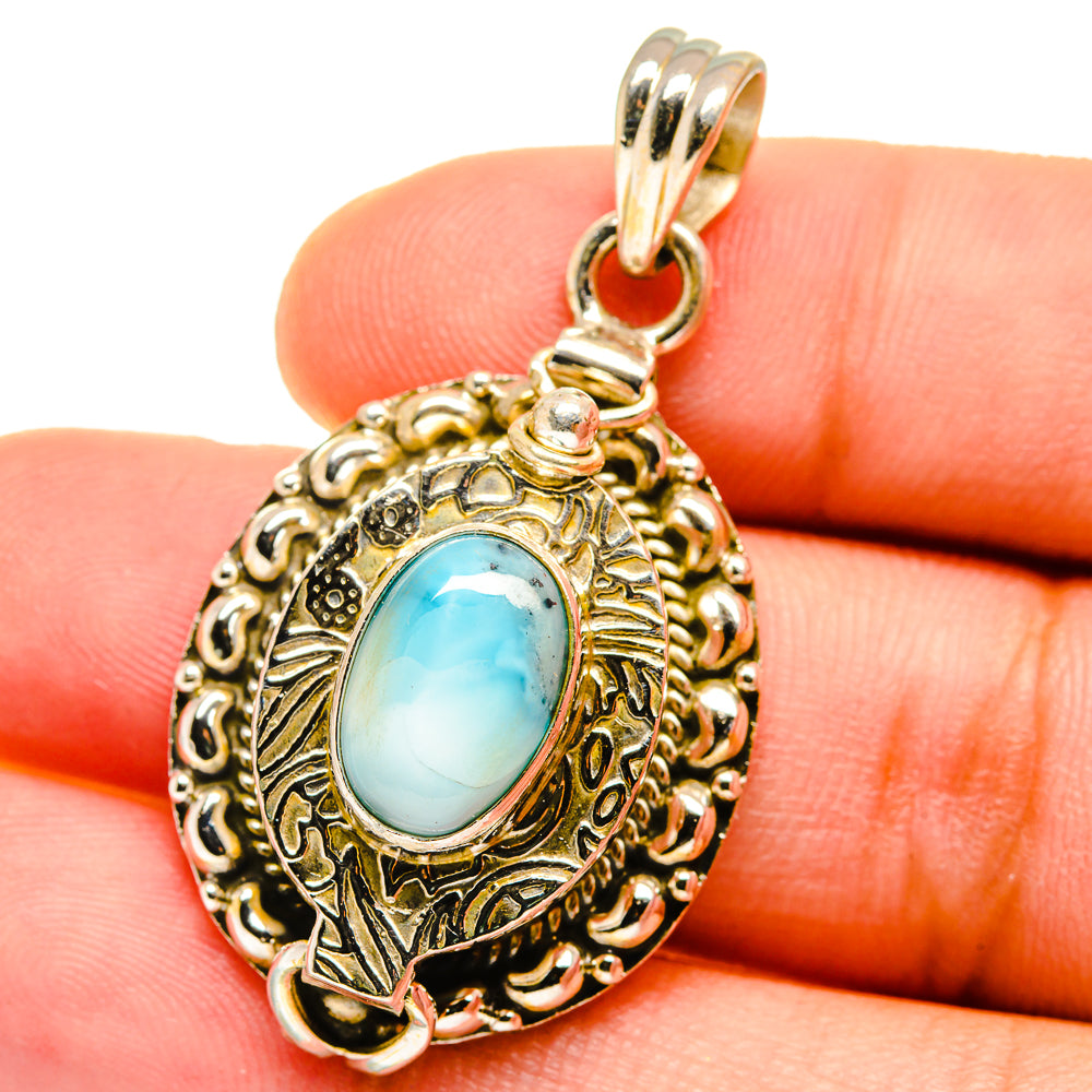 Larimar Pendants handcrafted by Ana Silver Co - PD14821