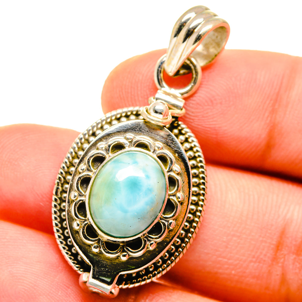 Larimar Pendants handcrafted by Ana Silver Co - PD14822