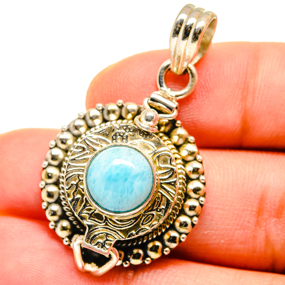 Larimar Pendants handcrafted by Ana Silver Co - PD14824
