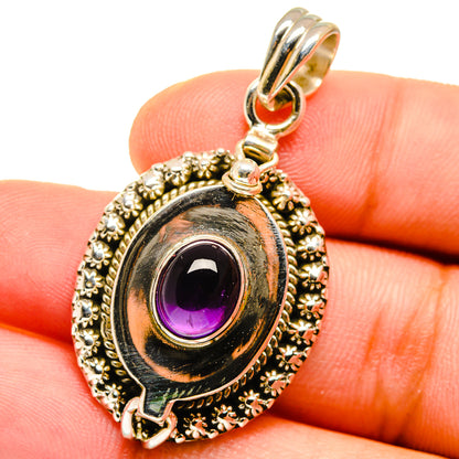 Amethyst Pendants handcrafted by Ana Silver Co - PD14826