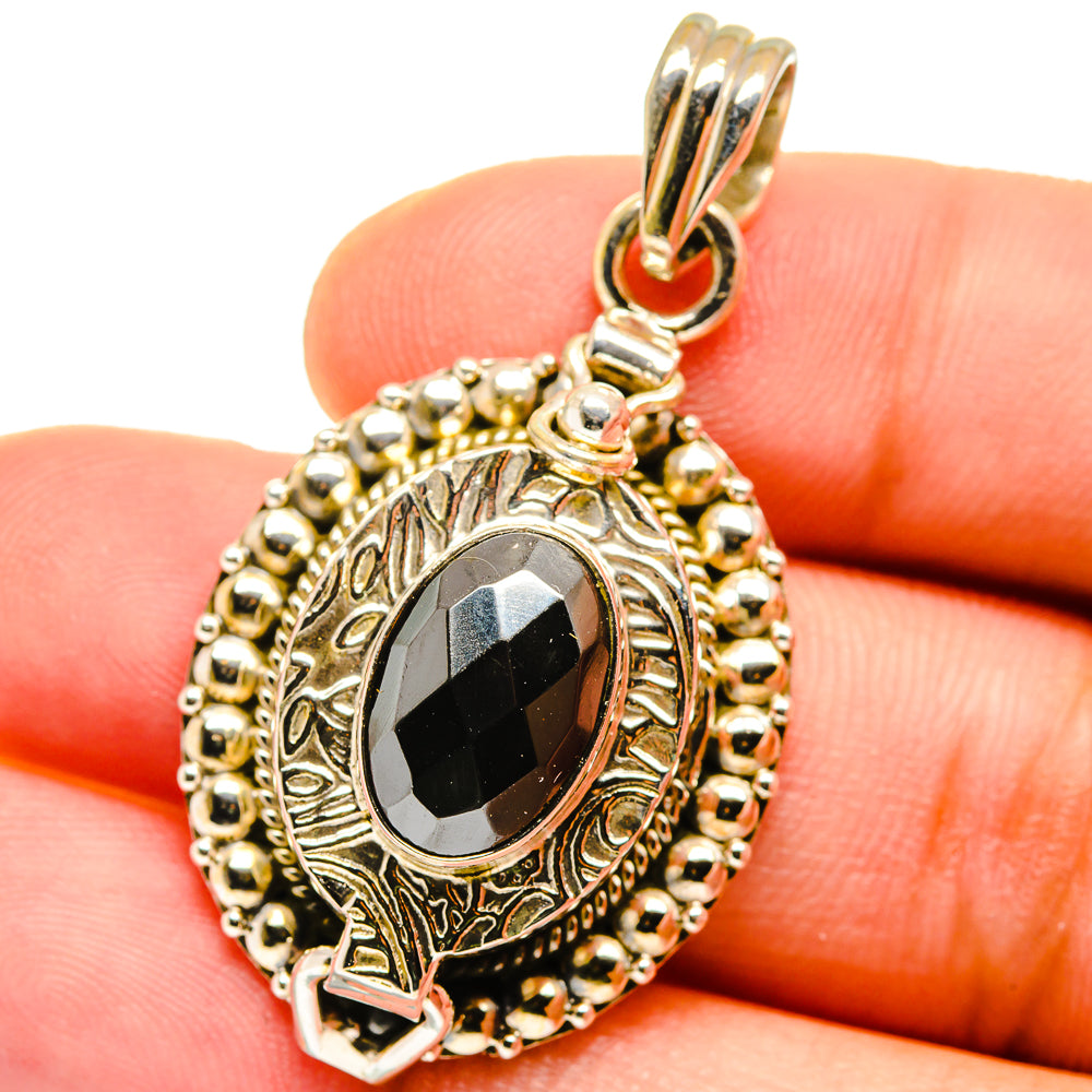 Hematite Pendants handcrafted by Ana Silver Co - PD14828