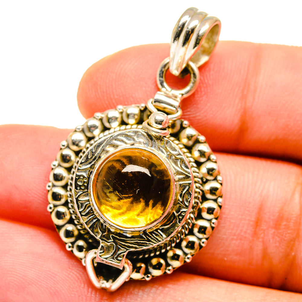 Citrine Pendants handcrafted by Ana Silver Co - PD14831