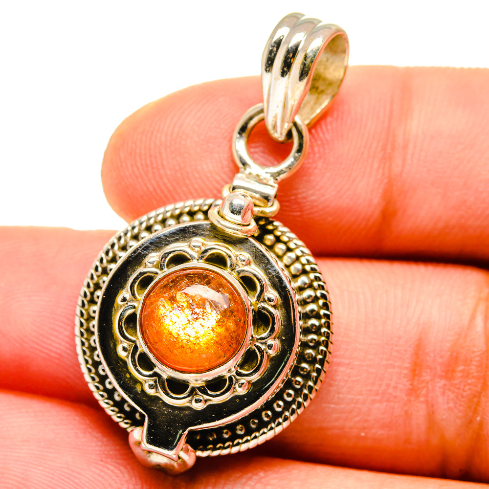 Sunstone Pendants handcrafted by Ana Silver Co - PD14833