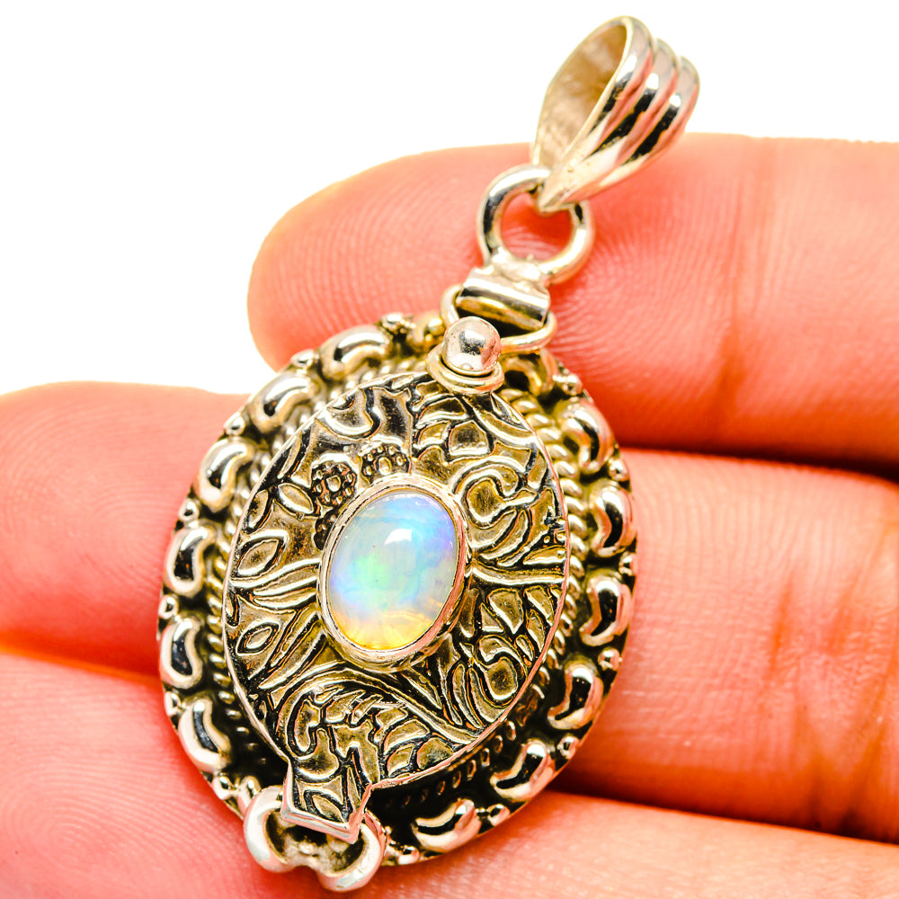 Ethiopian Opal Pendants handcrafted by Ana Silver Co - PD14835