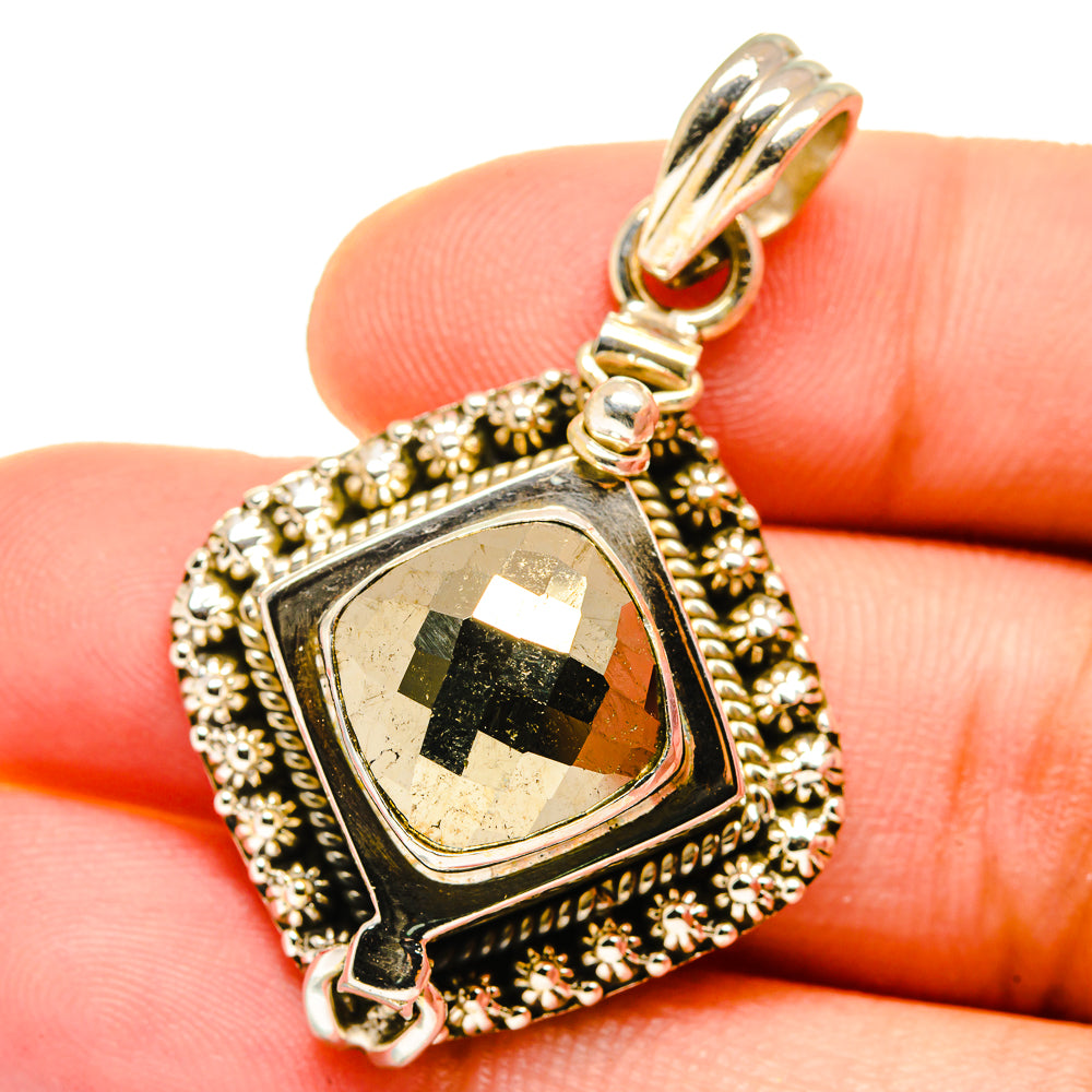 Pyrite Pendants handcrafted by Ana Silver Co - PD14837