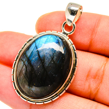 Labradorite Pendants handcrafted by Ana Silver Co - PD14845