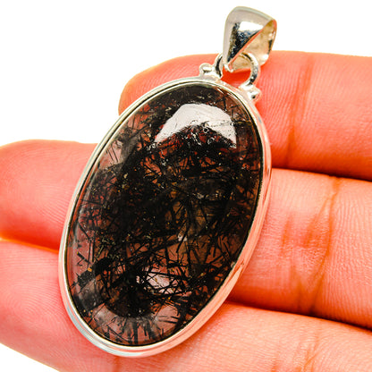 Tourmalinated Quartz Pendants handcrafted by Ana Silver Co - PD14847