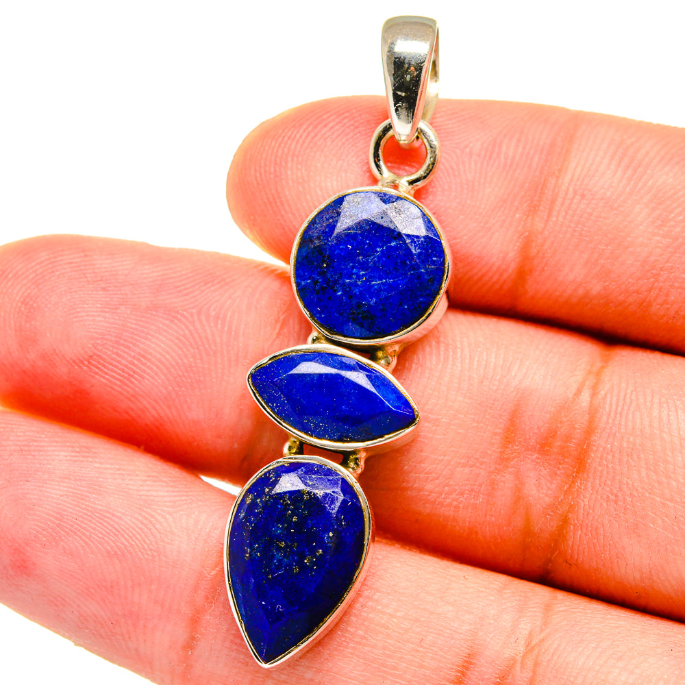 Lapis Lazuli Pendants handcrafted by Ana Silver Co - PD14850