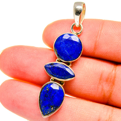 Lapis Lazuli Pendants handcrafted by Ana Silver Co - PD14851