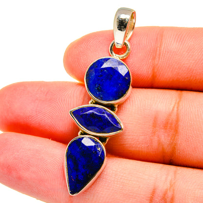Lapis Lazuli Pendants handcrafted by Ana Silver Co - PD14852