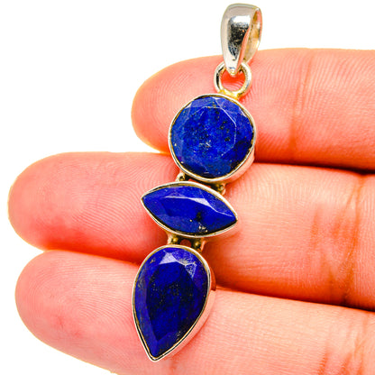 Lapis Lazuli Pendants handcrafted by Ana Silver Co - PD14853