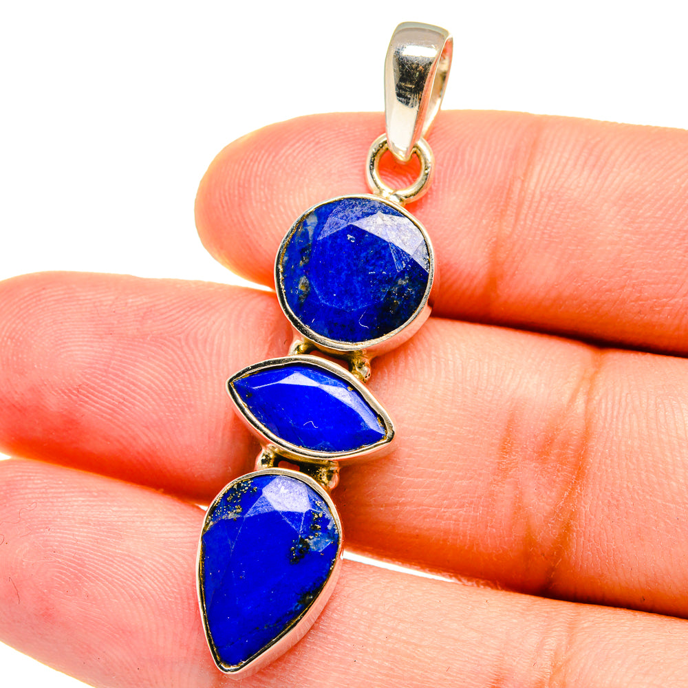 Lapis Lazuli Pendants handcrafted by Ana Silver Co - PD14854