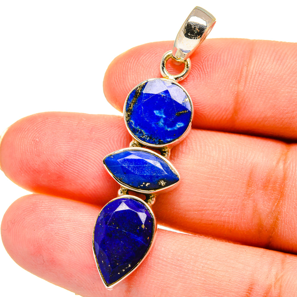 Lapis Lazuli Pendants handcrafted by Ana Silver Co - PD14856