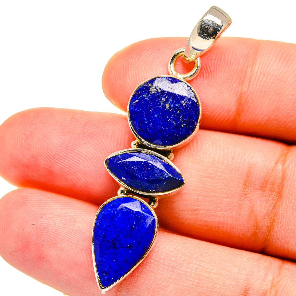 Lapis Lazuli Pendants handcrafted by Ana Silver Co - PD14857