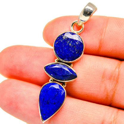 Lapis Lazuli Pendants handcrafted by Ana Silver Co - PD14857