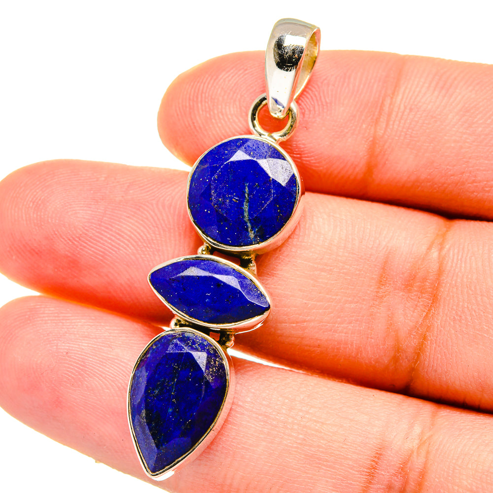 Lapis Lazuli Pendants handcrafted by Ana Silver Co - PD14858