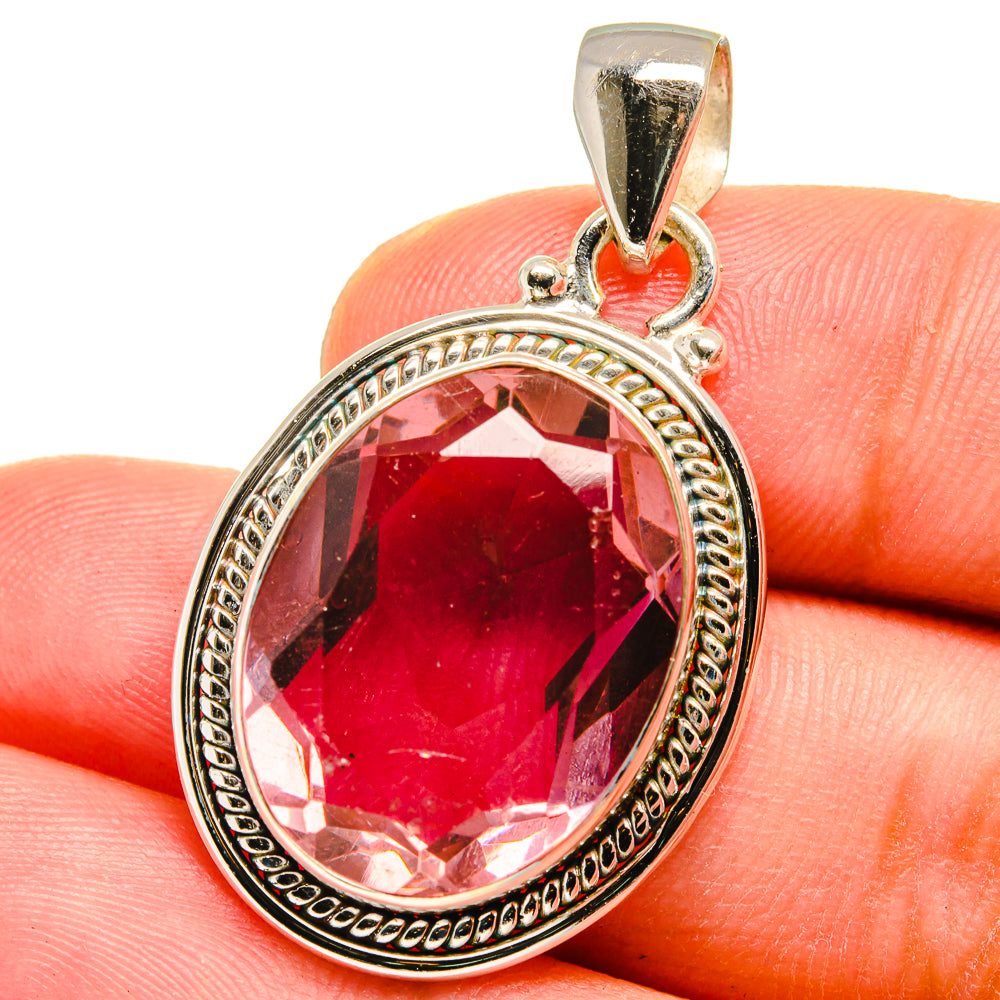 Color Change Alexandrite (Lab.) Pendants handcrafted by Ana Silver Co - PD14877